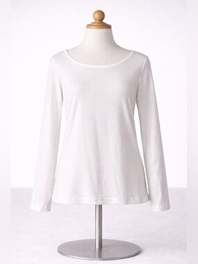 Savvi White Open Back Workout Top Size M